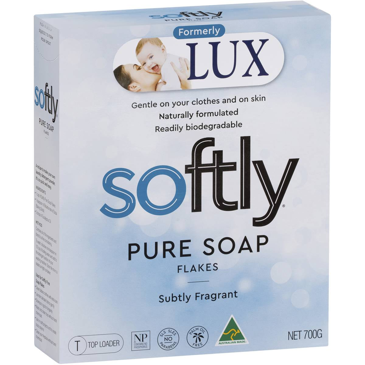 Softly Soap Flakes Pure 700gm