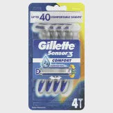 Gillette Sensor 3 Disposables 4pk