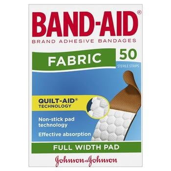 BAND-AID® Brand Adhesive Fabric Strips 50