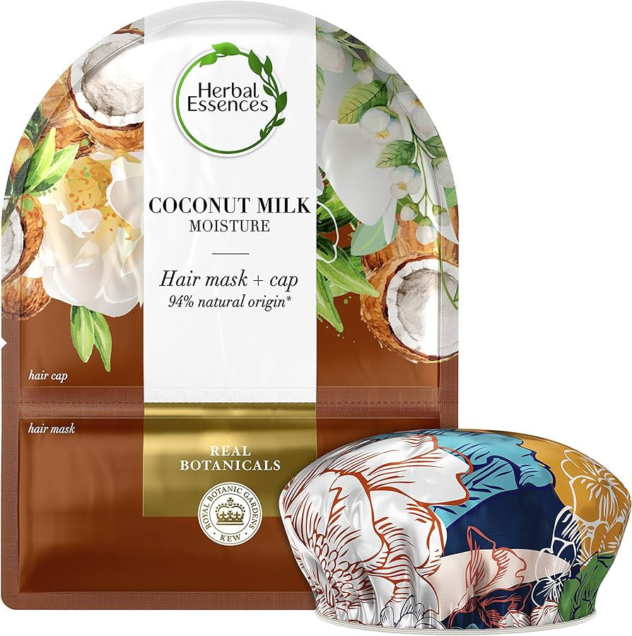 Herbal Essences Coconut Milk Moisture Hair Mask + Cap