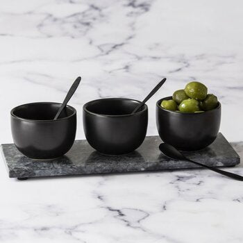 Coleman Bowls on Marble Board 7pce 28cm