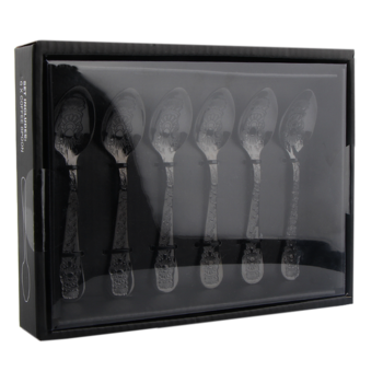 Coffee Culture Coffee Spoons Black 6 Pack