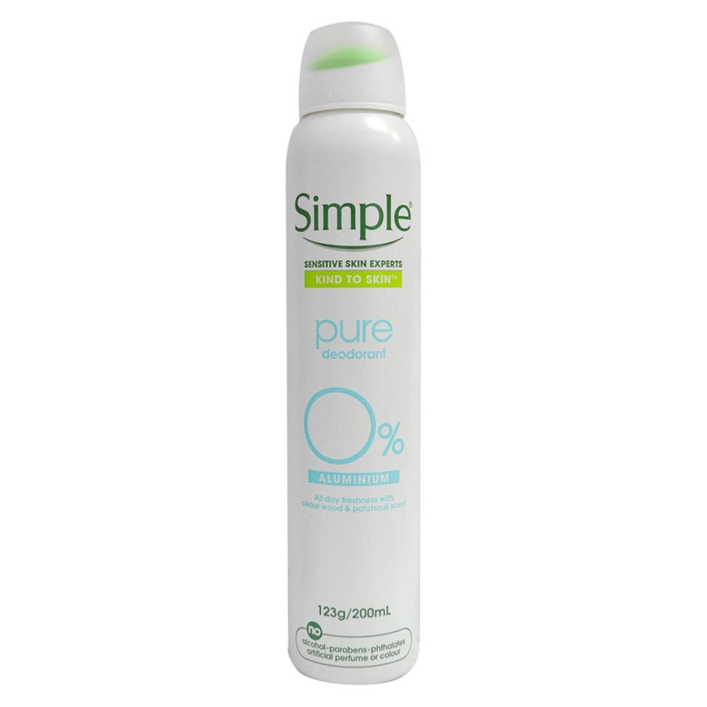 Simple 123gm Sensitive Skin Experts Pure Deodorant