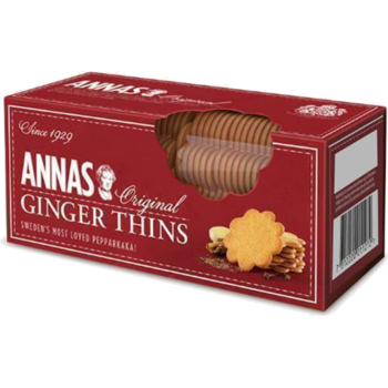 Annas Thins Biscuits Ginger 150g