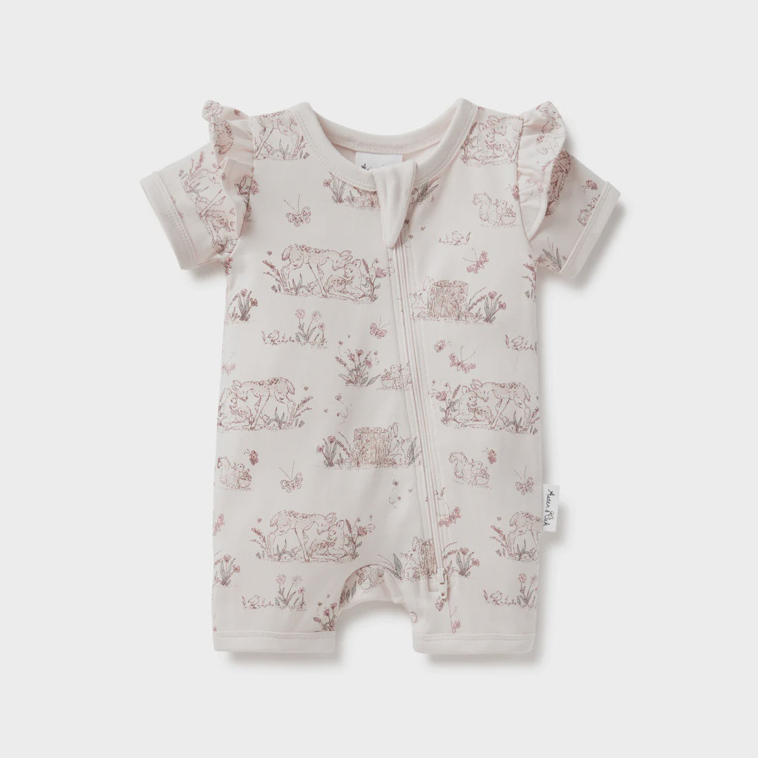 Aster & Oak Meadow Zip Romper