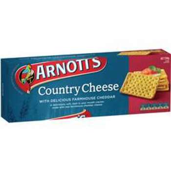 Arnott's Cracker Country Cheese 250g