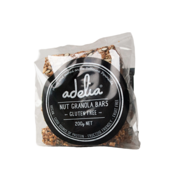 Adelia Nut Granola Bars 200g
