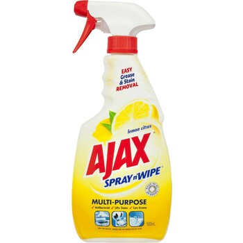 Ajax Spray & Wipe Lemon Citrus 500ml