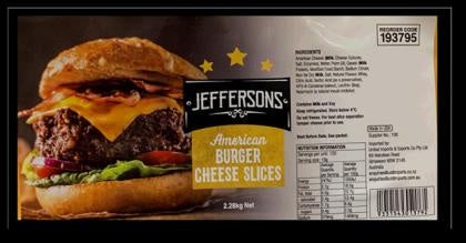 American Burger Cheese Slices 120s