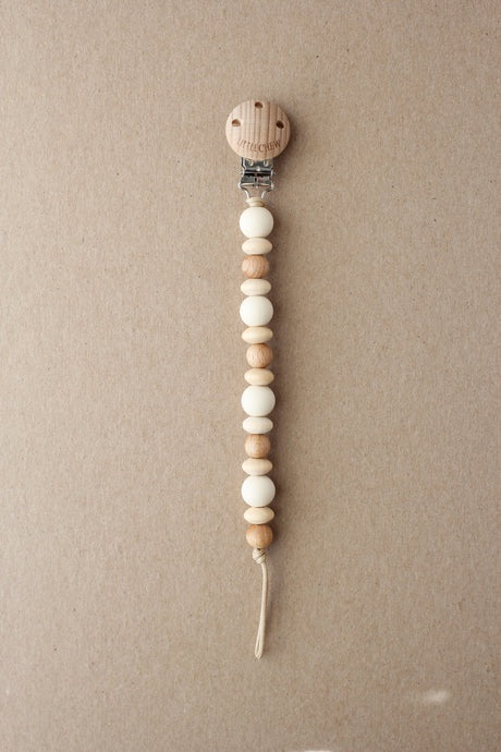 Little Chew Pacifier Clip - Amor Cream