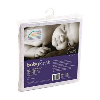 BABYREST Waterproof Mattress Protector Bassinet -650x400mm
