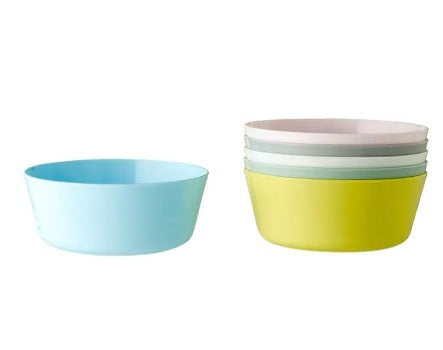 KALAS Children's Plastic Bowl Set of 6
