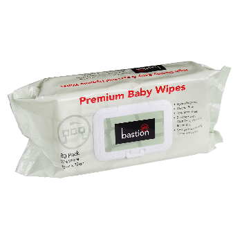 Bastion Premium Baby Wipes 80 pk