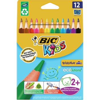 Bic Kids Colour Pencils 12 Pack
