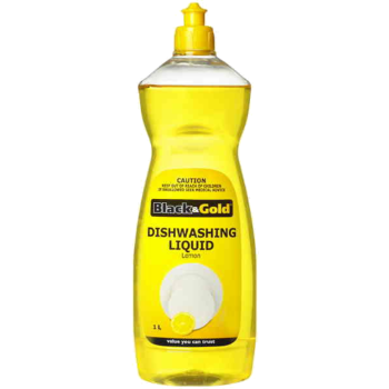 Black & Gold Dish Washing Liquid Lemon 1L