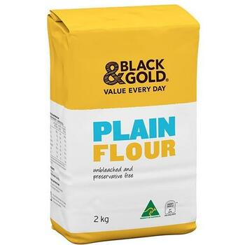 Black & Gold Plain Flour 2kg