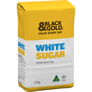 Black & Gold White Sugar 2kg