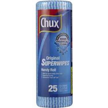 Chux Super Wipes On A Roll 25S