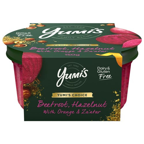Yumi's Beetroot Dip with Hazelnuts & Orange Zaatar 150g
