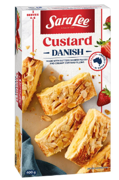Sara Lee Custard Danish 400g