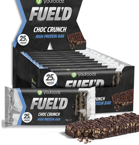 FUEL'D Choc Crunch High Protein Bar 70g x 10