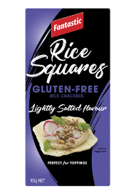 Fantastic Rice Squares Lightly Salted 100g