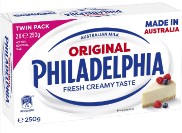 Philadelphia Original Cream Cheese Twin Block 500g