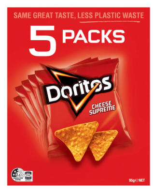 Doritos Corn Chips Multipack Cheese Supreme 5pk