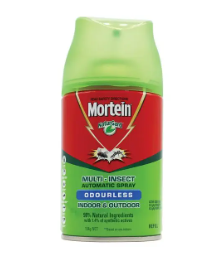 Mortein 154gm Multi-insect Automatic Spray Odourless Indoor & Outdoor Refill