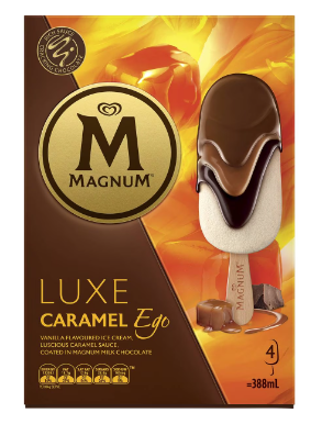 Magnum Luxe Caramel Ego 4pk