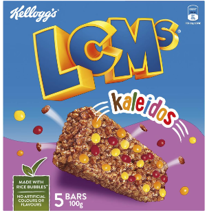 Kellogg's LCM's Kaleidoscope Bars 5pk