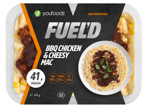 FUEL'D BBQ Chicken & Cheesy Mac 410g