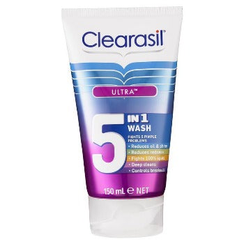 Clearasil 5 In 1 Wash 150ml