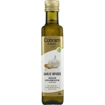 Cobram Estate Extra Virgin Olive Oil Garlic Infused 250ml