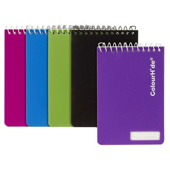 ColourHide My Pocket Notebook 96pg 5pk