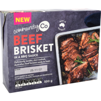 Community Co Beef Brisket in BBQ sauce 500g