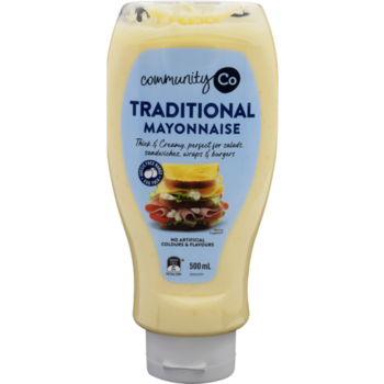 Community Co Traditional Mayonnaise 500ml