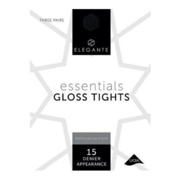 Elegante Essentials Gloss Illusion 15 Denier 3pk