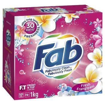 Fab Washing Powder Fresh Frangipani 1kg