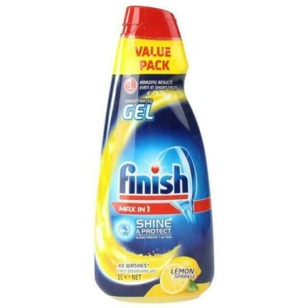 Finish Dishwashing Concentrated Gel Max In 1 Shine & Protect 1L