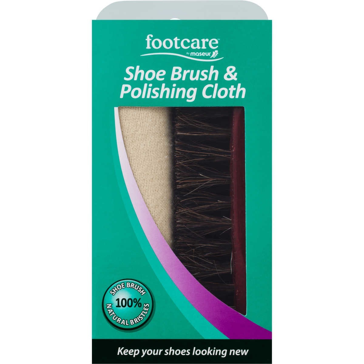 Footcare Shoe Brush & Polishing Cloth Footcare Shoe Brush & Polishing Cloth
