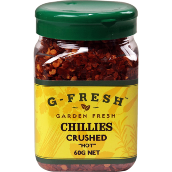 G-Fresh Chillies Crushed Hot 60g