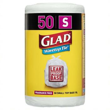 Glad Kitchen Tidy Bag Wavetop Small 50pk