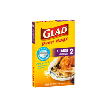 GLAD Oven Bag Extra Large 2pk