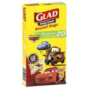 GLAD Snaplock Sandwich Bags 20 pk - Kids Boys