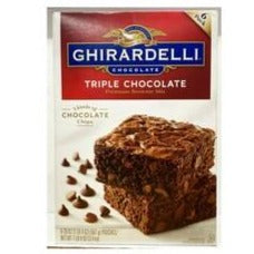 Ghirardelli Triple Choc Brownie Mix 500g