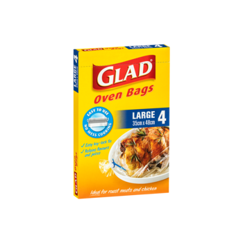 Glad Oven Bag Large 4pk