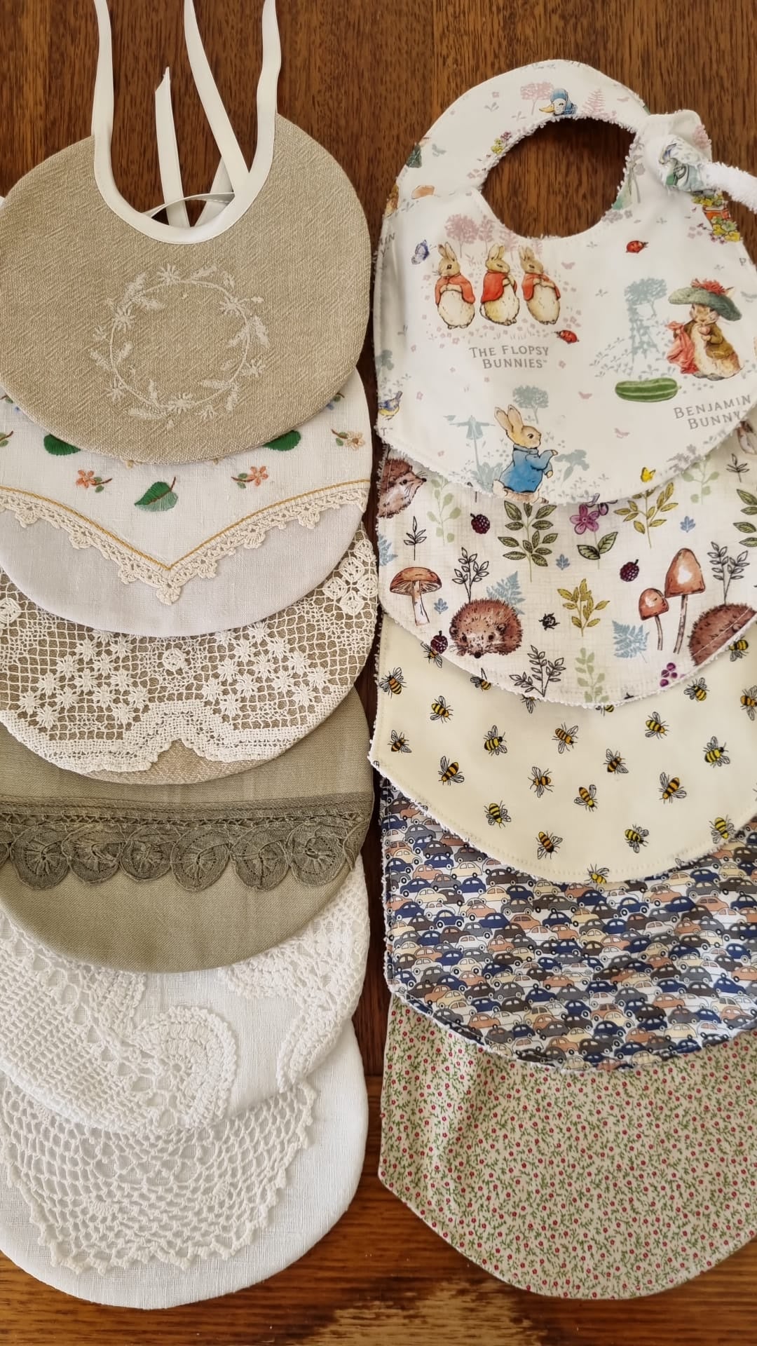 Local Handmade Bib - mixed styles
