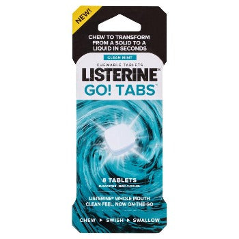Listerine Go Tabs 8pk