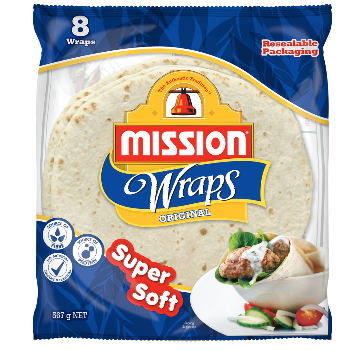 Mission Wraps Original 567g 8pk